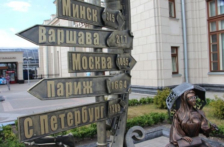 Железнодорожный вокзал в Бресте