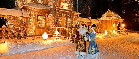 Поместье белорусского Деда Мороза в Каменюках (Беловежская пуща)